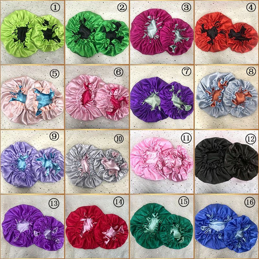 REVERSIBLE SILK BONNETS